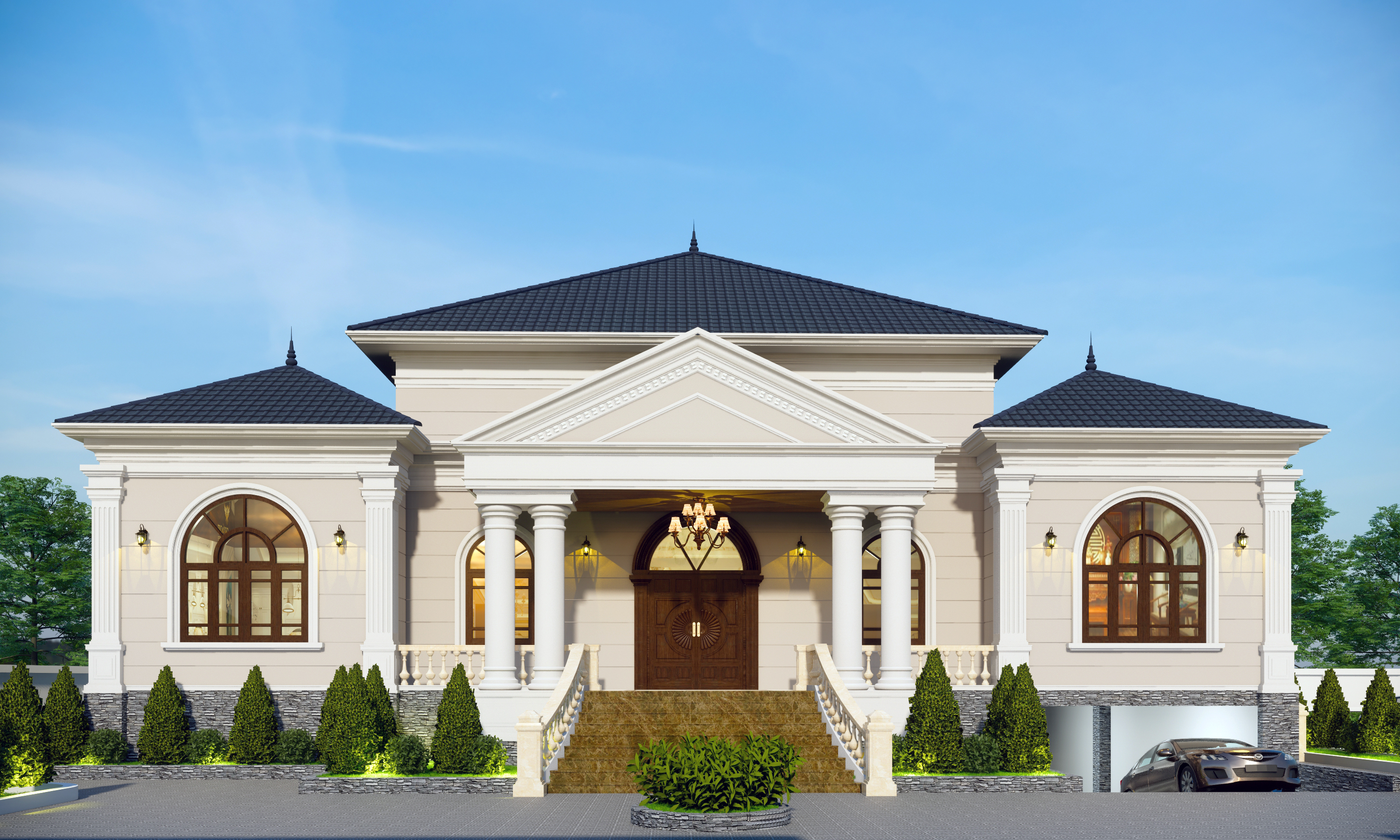 Biệt thự trệt mái thái - Củ Chi, TPHCM