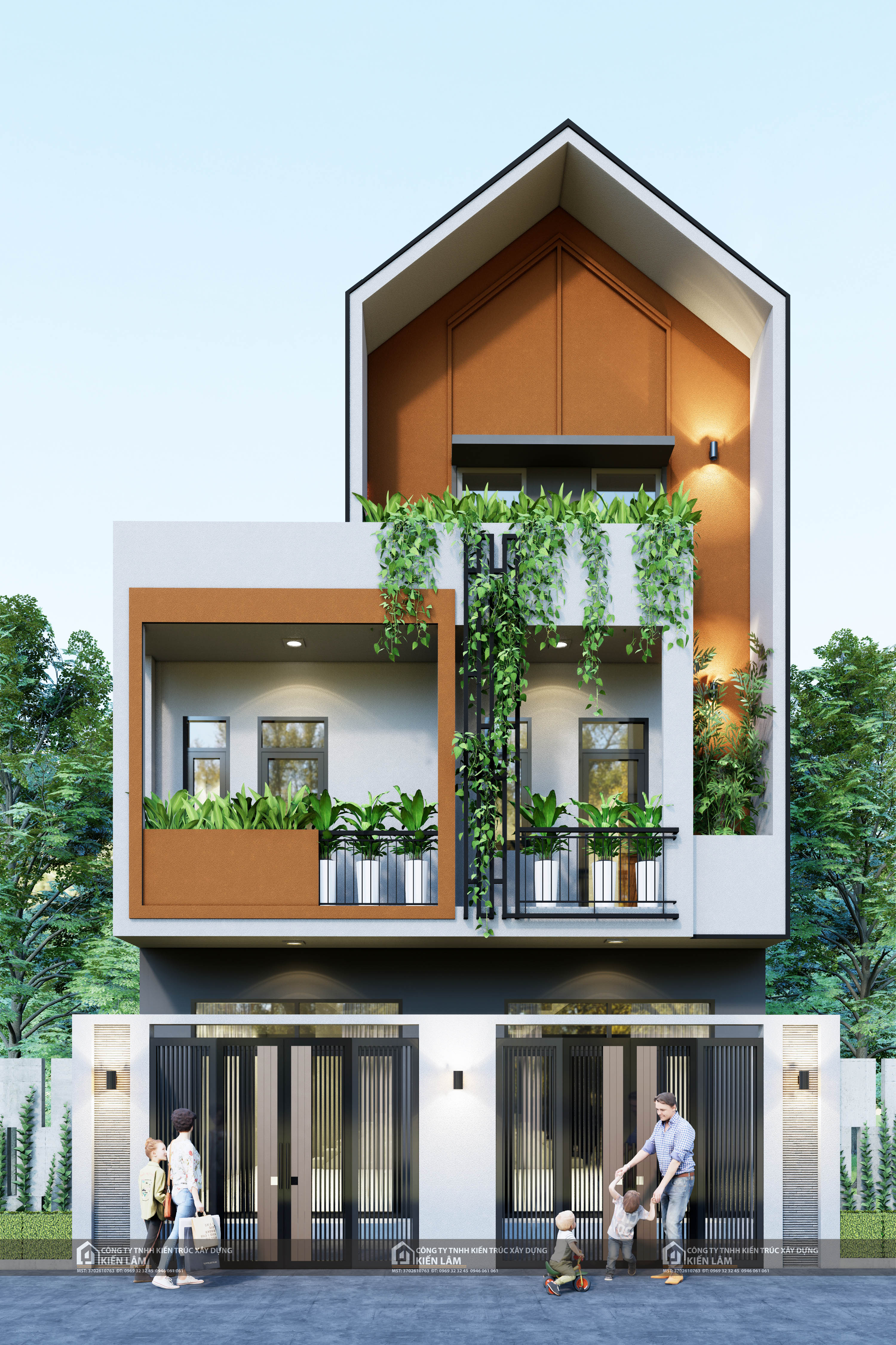 Nhà phố hiện đại 3 tầng - Hiệp An, Thủ Dầu Một