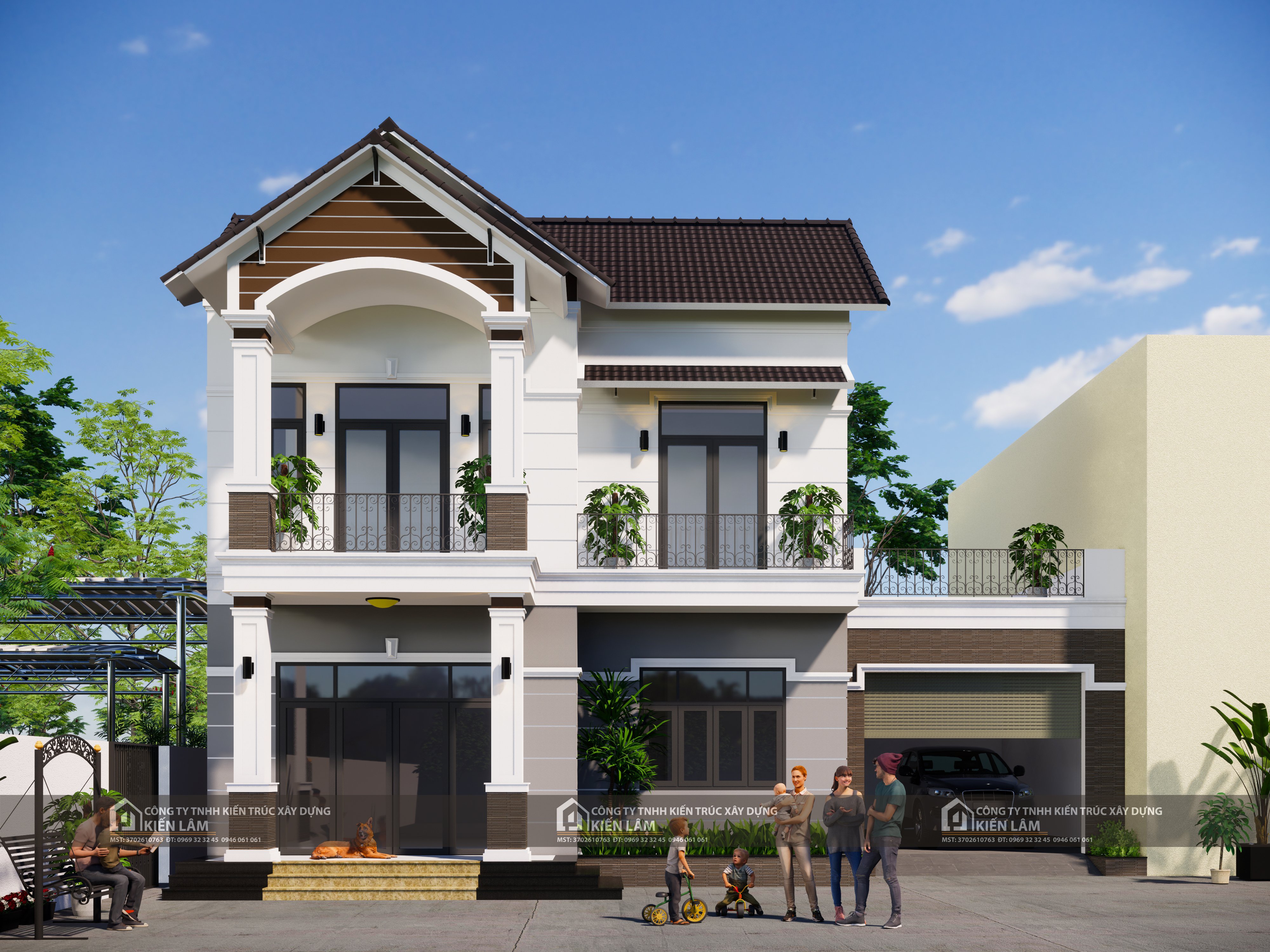 Nhà Mái Thái hiện đại - Phú An, Bến Cát, BD