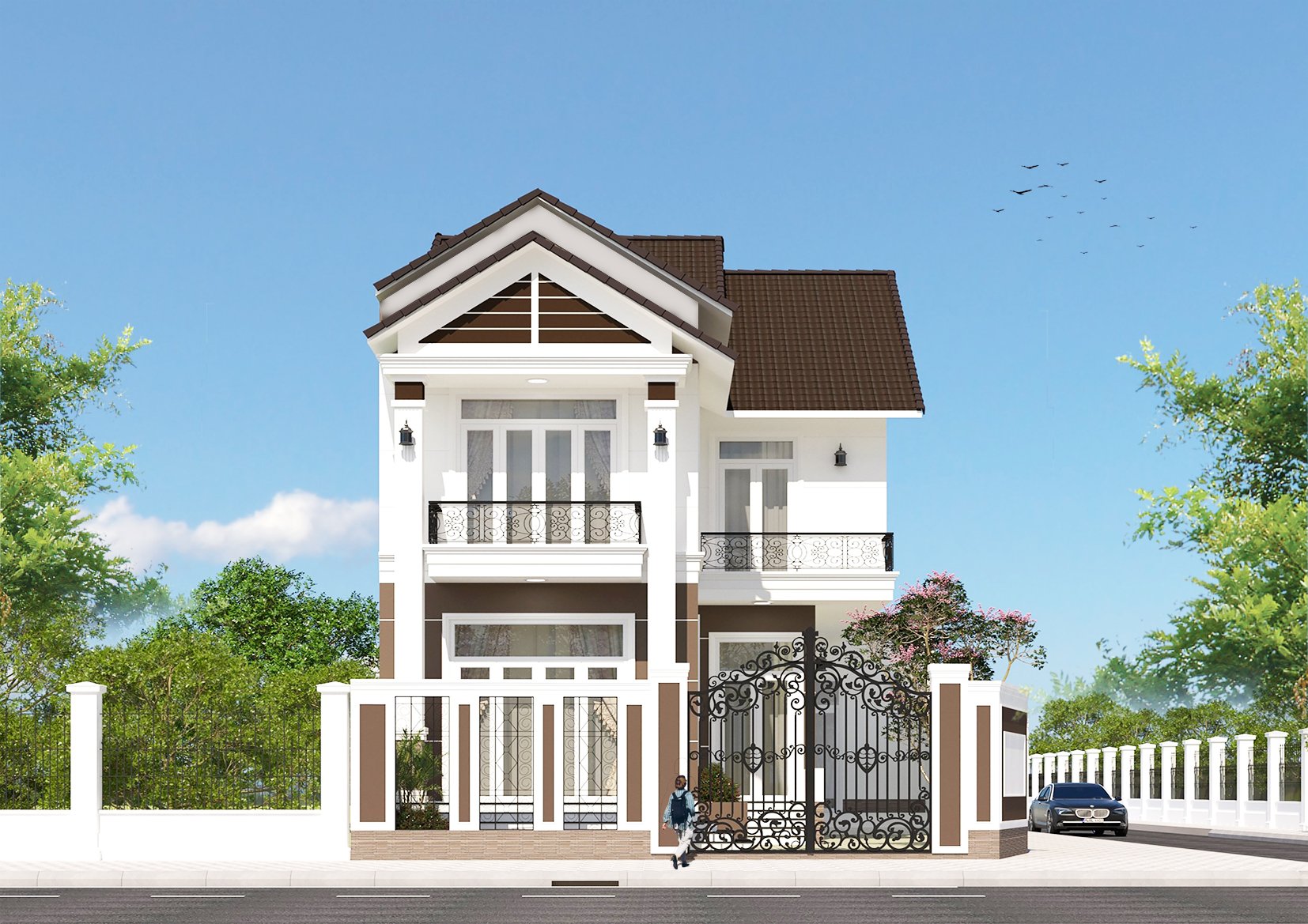 Nhà Mái Thái hiện đại - Chánh Nghĩa, TDM