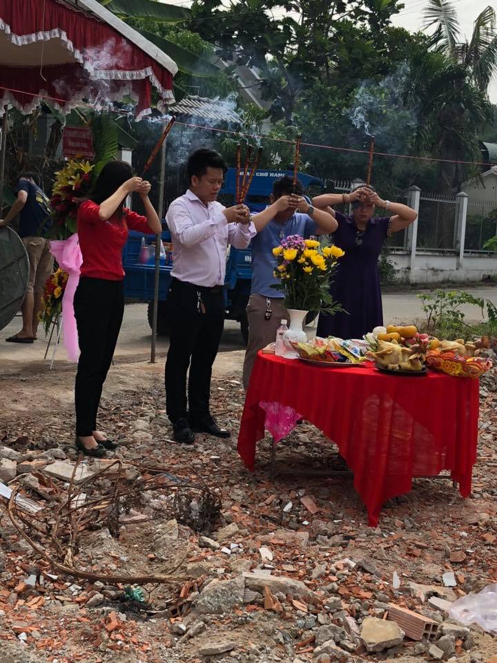 Lễ động thổ xây dựng thuận lợi